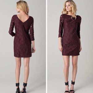 Diane Von Furstenberg "Sarita flower lace dress"